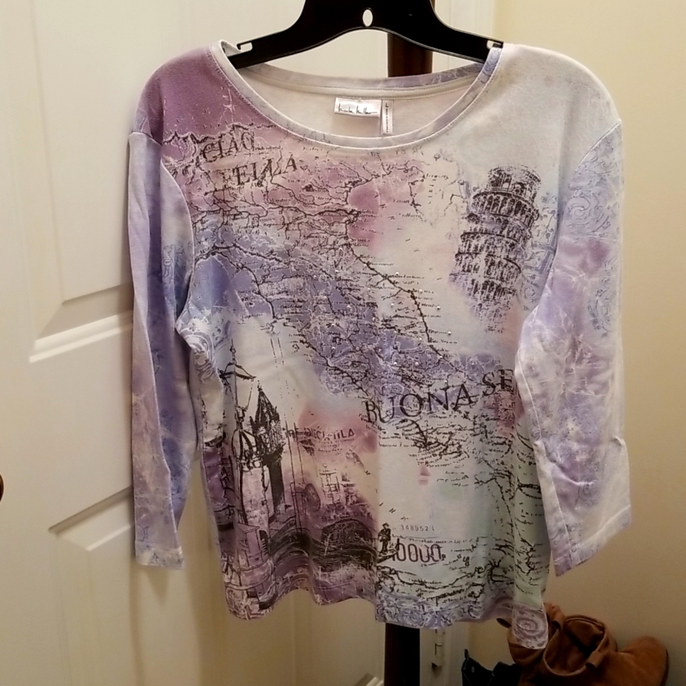 Nicole Miller Large Knit Long Sleeve NWOT